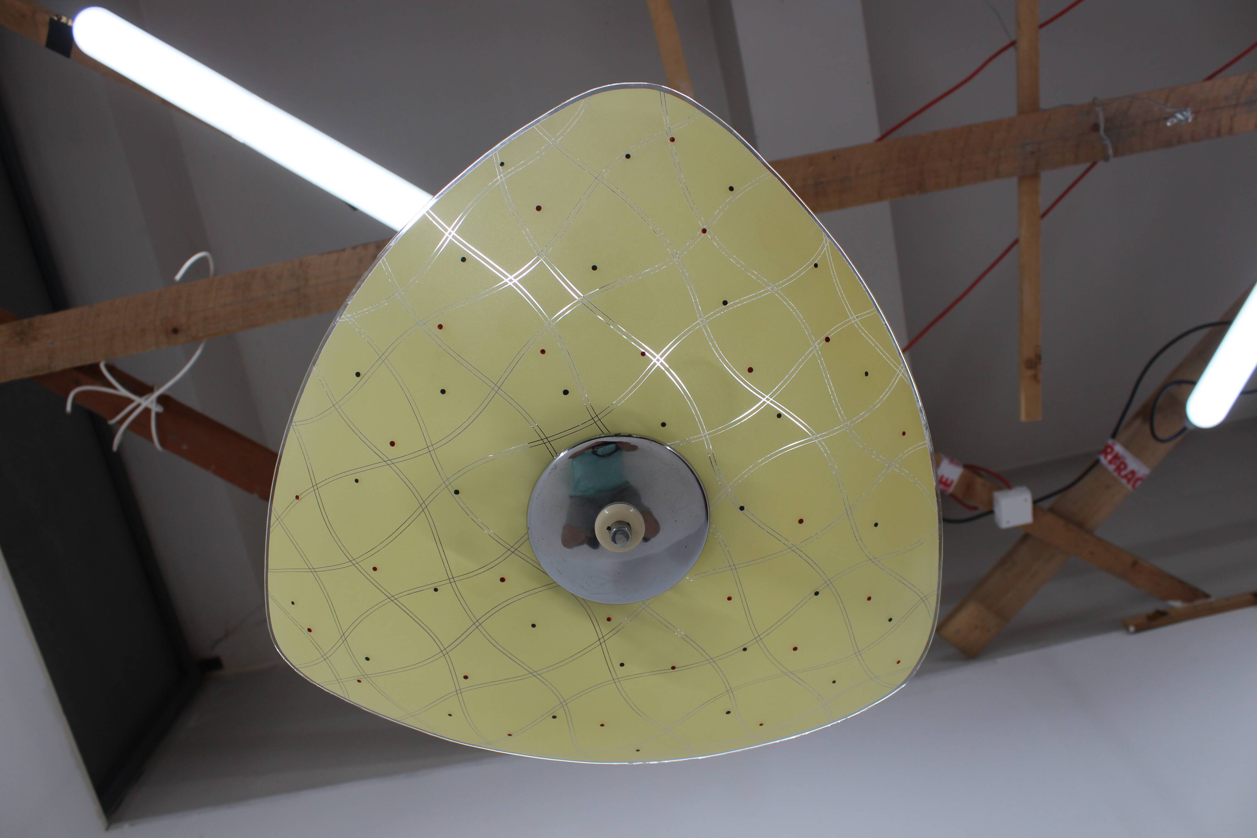 Mid-century hanging lamp Zukov,1960