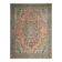 Tapis vintage persan fait main en laine et coton orange, années 1970