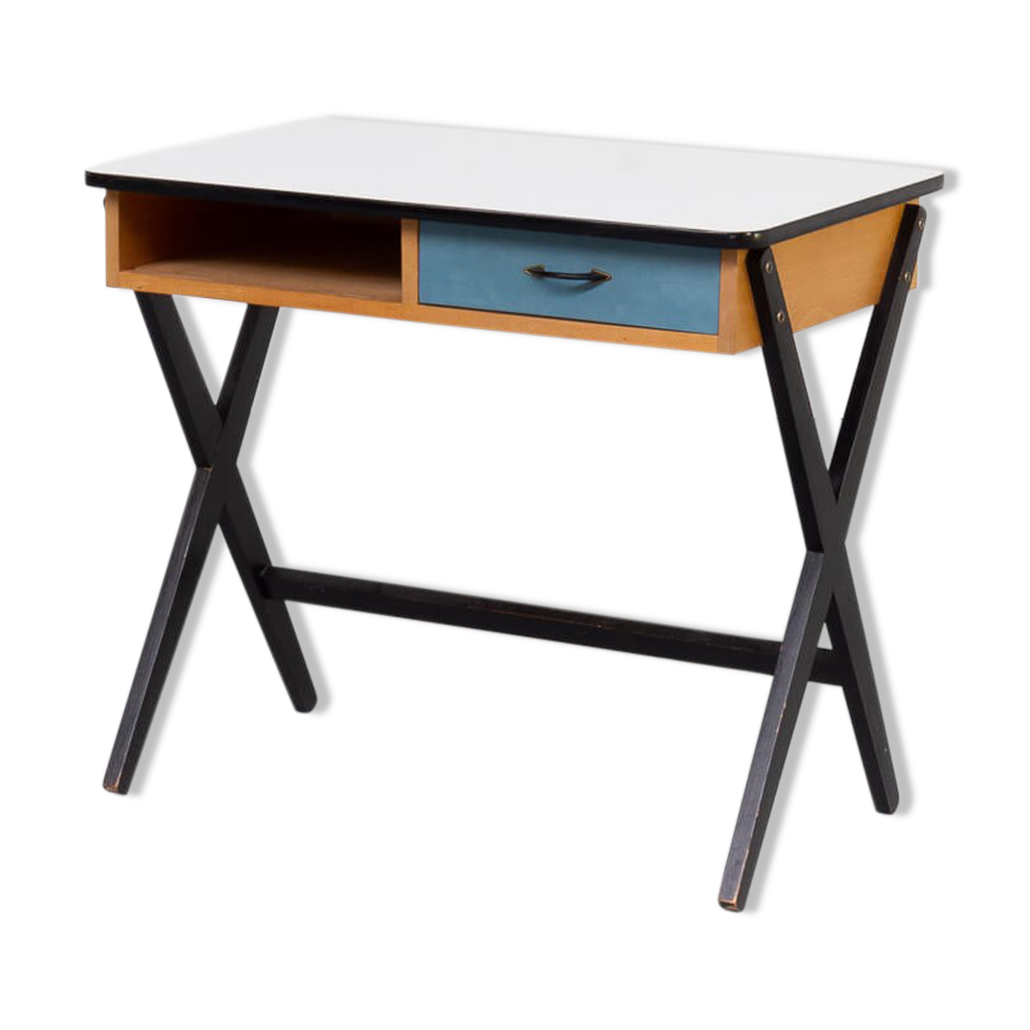 Coen de Vries wooden writing desk for Devo, 50