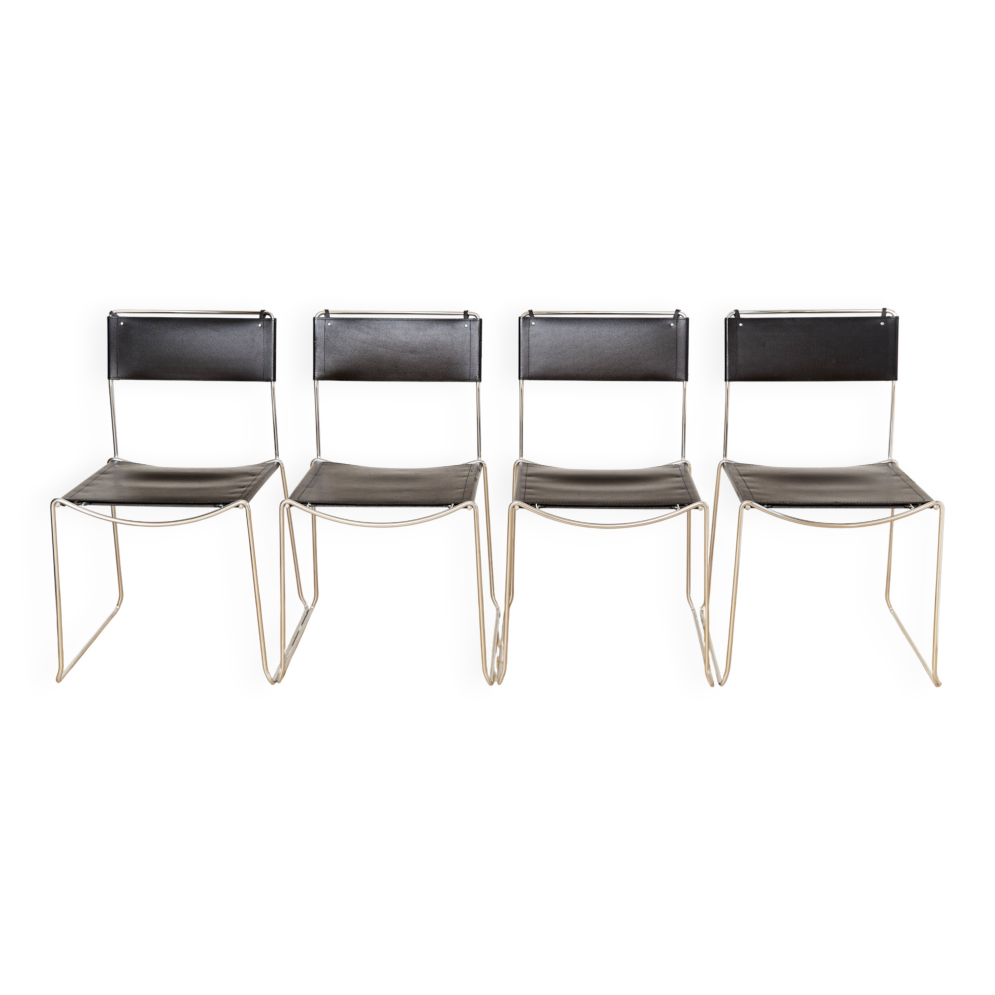 Giandomenico Belotti Dining Chairs for Alias I Set of 4