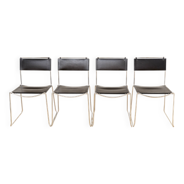 Giandomenico Belotti Dining Chairs for Alias I Set of 4