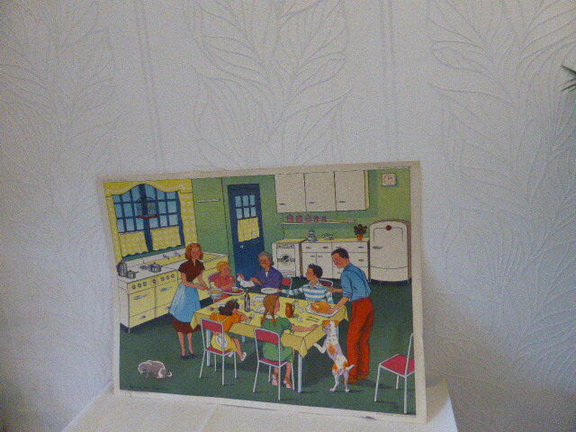 School poster editions Nightingale montmorillon Vienna 1960