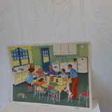 School poster editions Nightingale montmorillon Vienna 1960