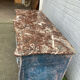 Commode patine avec marbre