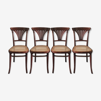 Série de 4 chaises Thonet 221
