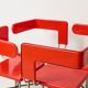 Chaises asymétriques (4), post-moderne, Italie, 1980s