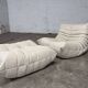 Ligne Roset Togo 1-seater in pouf in Beige Corduroy 10/10