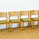 4 chaises scandinave vintage 1960