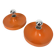 Pair of Space Age Teka wall lights, Germany in aluminum, Flush, Disc, 1960-70