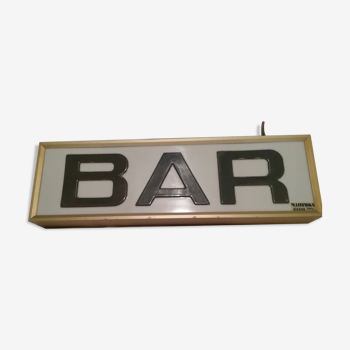 Vintage light bar sign