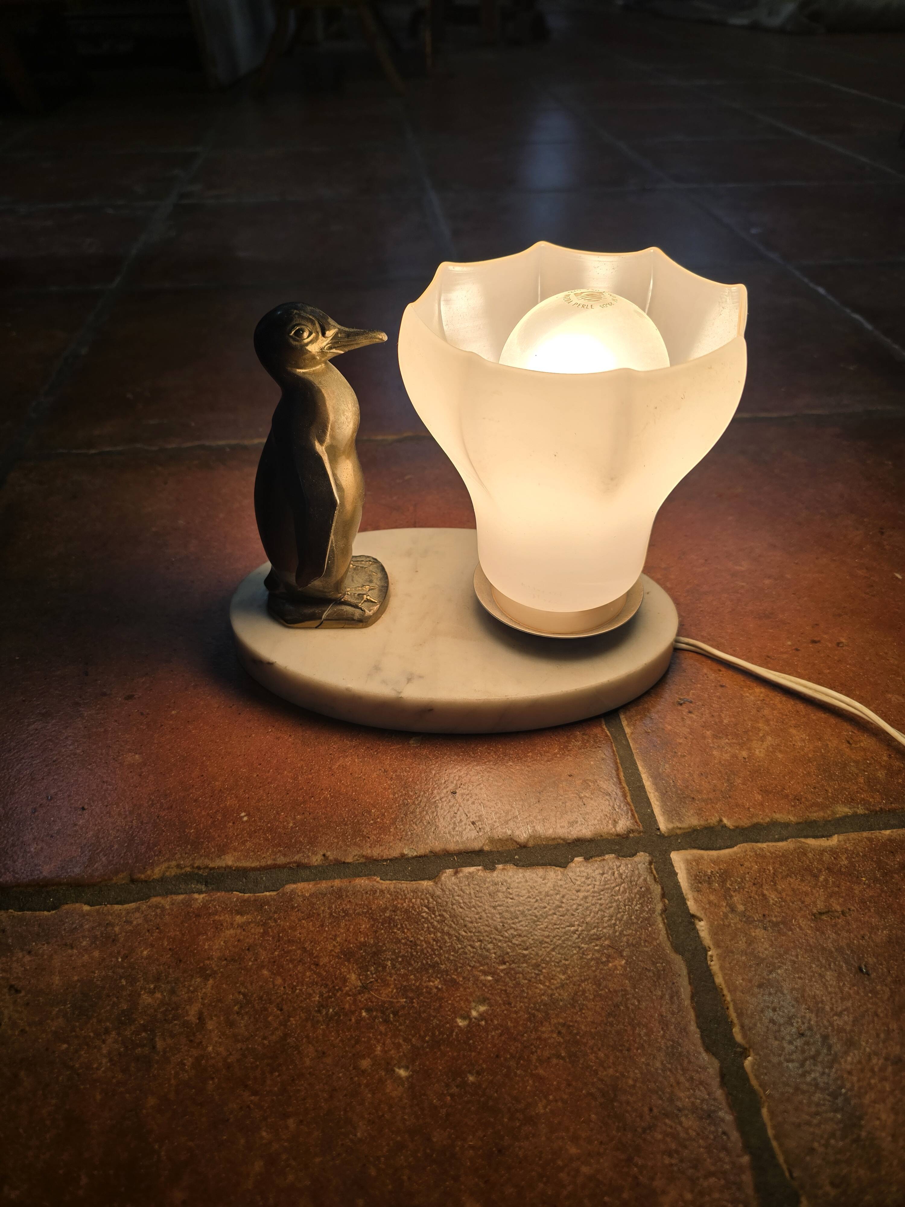 Penguin lamp from the 60s