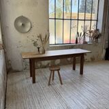 Walnut farmhouse table 2.10m from the 50s