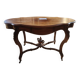 Violin side table in solid mahogany