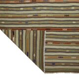 Modern Unique Rug, Turkish Oriental Handmade Boho Kilim Rug,for Kitchen,Bedroom	163x 251 cm