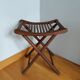 Folding wooden stool