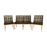 Un ensemble de quatre fauteuils Thonet, Autriche, années 1960