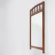 Art Deco Mirror in Wood with Facet Cut Mirror, 1930s