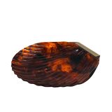 Hollywood regency shell shaped centerpiece, Italy 1970s