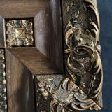 Napoleon III-style bevelled mirror 80x56cm