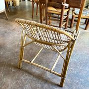 Fauteuil en rotin années 1960 n° 2