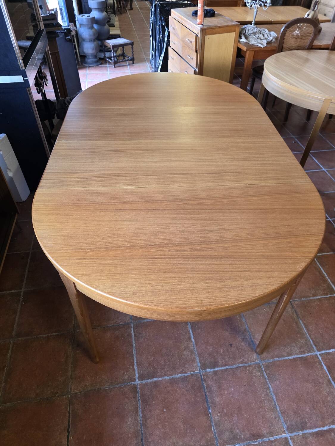 Scandinavian extendable teak table from the 1960s.