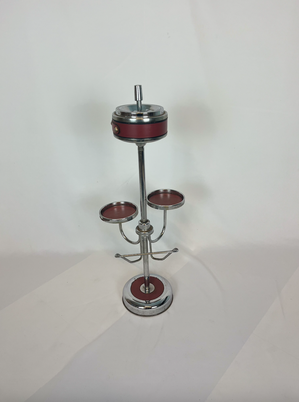 Vintage stand ashtray magazine holder