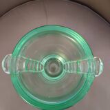 Art Deco vase in emerald green crystal – Daum Nancy France – Circa 1930