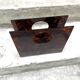Plexiglass magazine holder - tortoiseshell