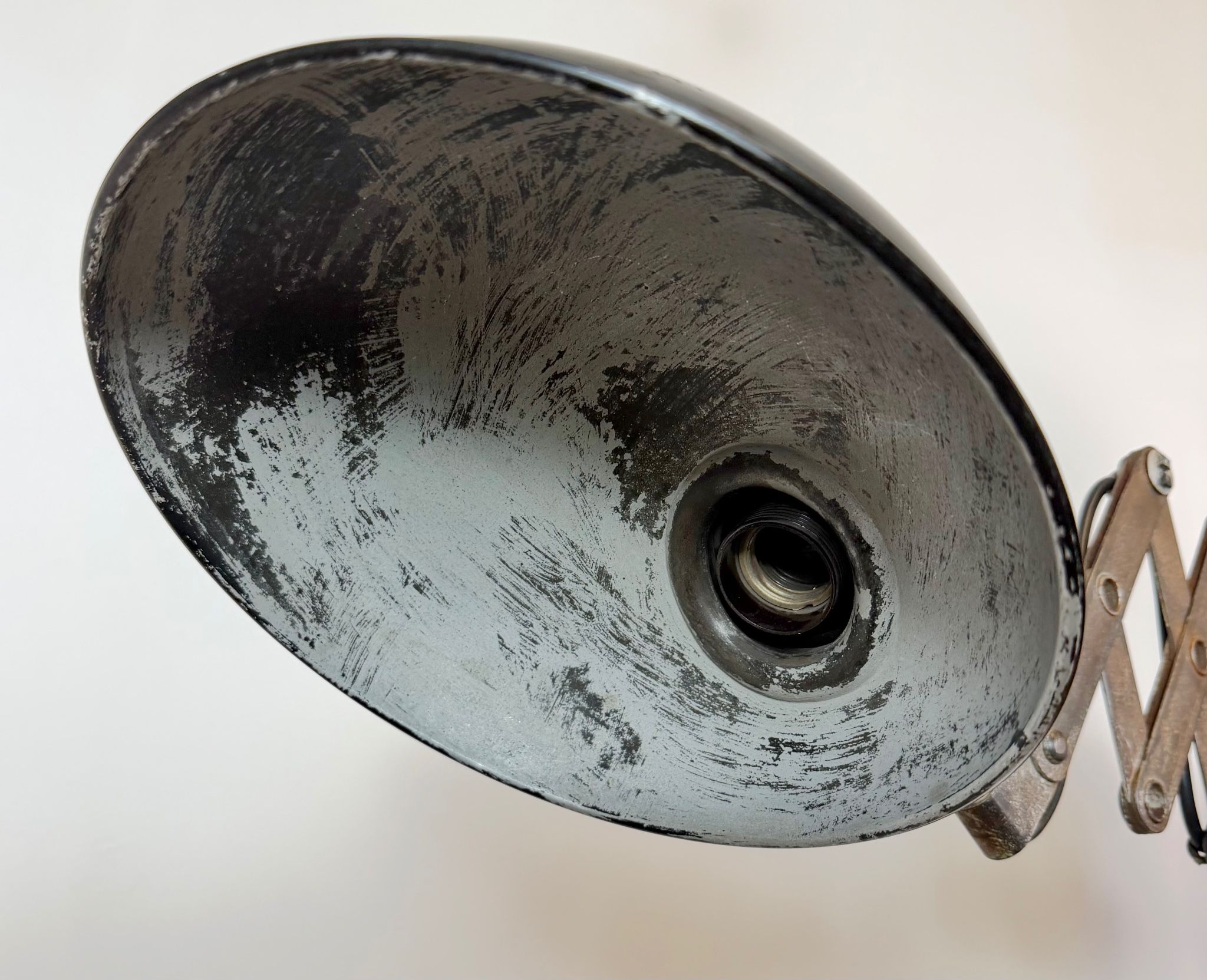 Large German Industrial Scissor Wall Lamp from Helion Arnstadt, 1950s