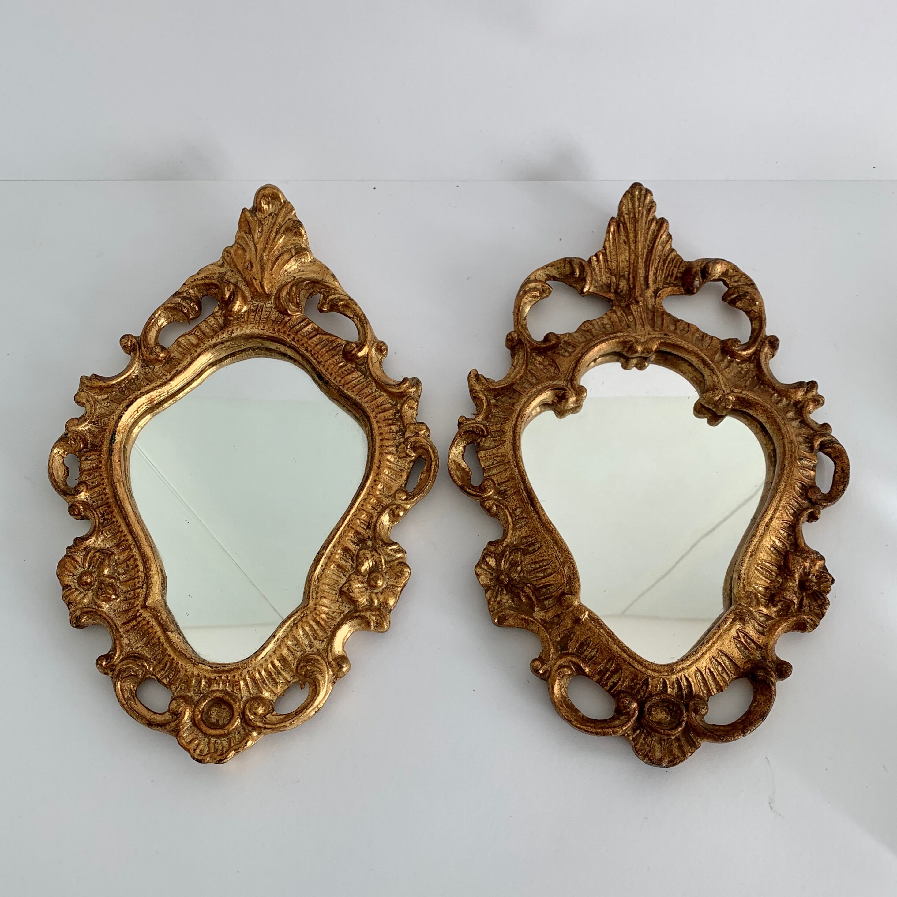 Italian gilded mirrors, set of 2