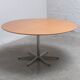Large 'circular' oak dining table by Arne Jacobsen for Fritz Hansen, 1966
