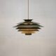 XL Green Pendant Lamp, Form Light Nordic Design, 1970s Denmark