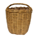 Basket has handles, braided vintage