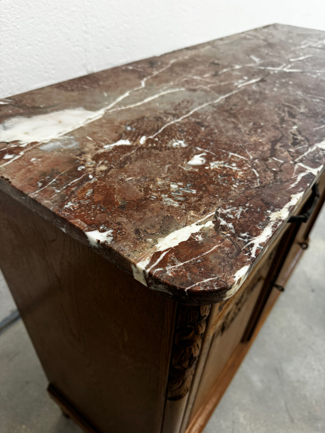 Louis XVI buffet in wood and marble