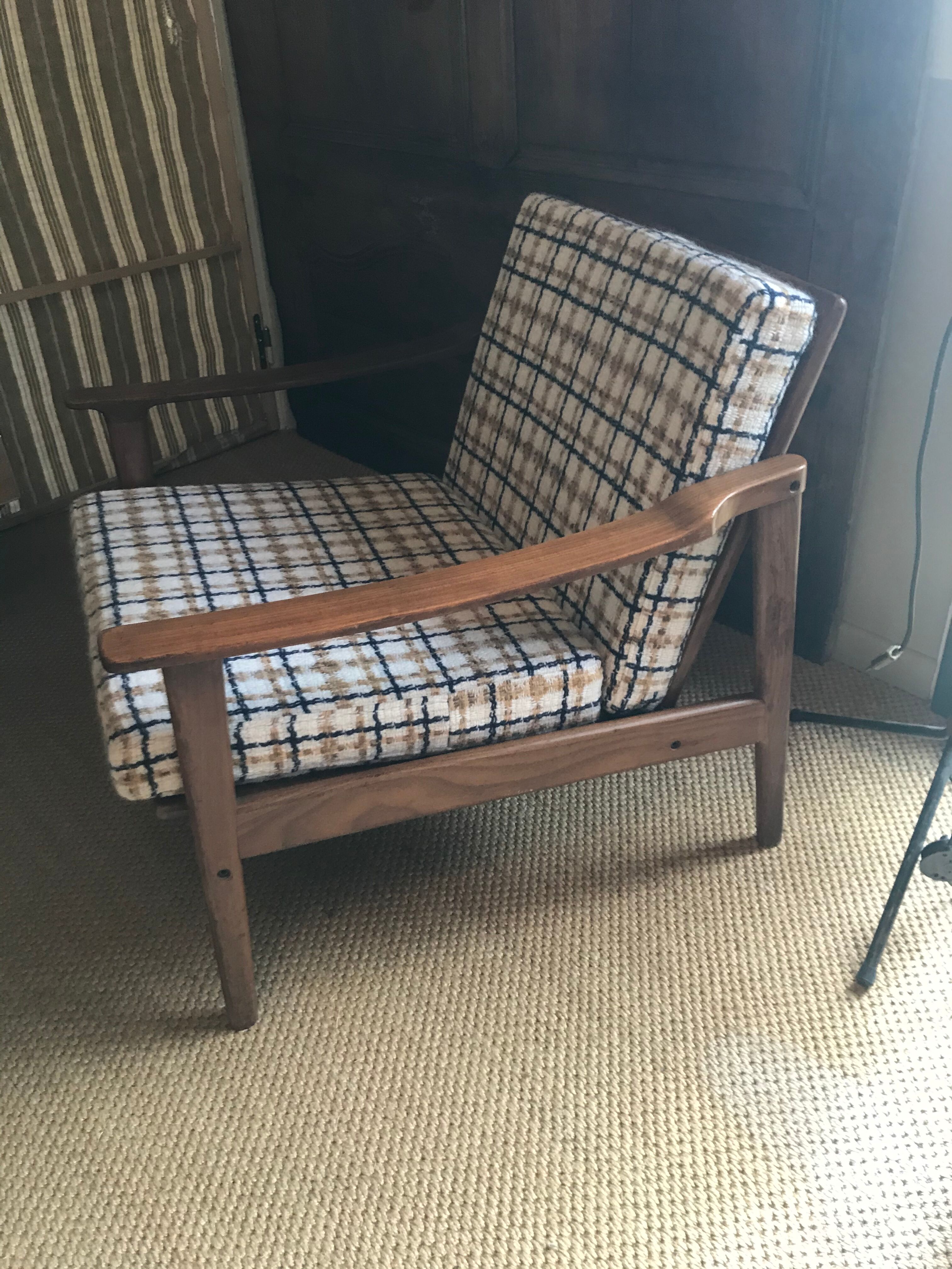 Scandinavian armchair 1960