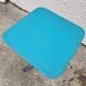Square bistro table in painted metal n°1