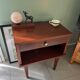 Vintage wooden bedside table