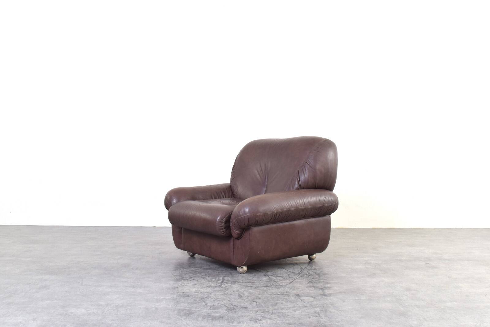Mid-Century Italian Lounge Chairs, 1970s, Set of 2.