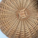 Wall composition of wicker trays