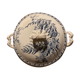 Soupière Terre de Fer marine et blanche.