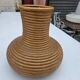 Rattan vase from the 60s