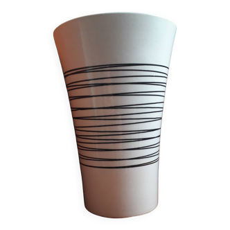Vase vintage en céramique allemande signé Scheurich