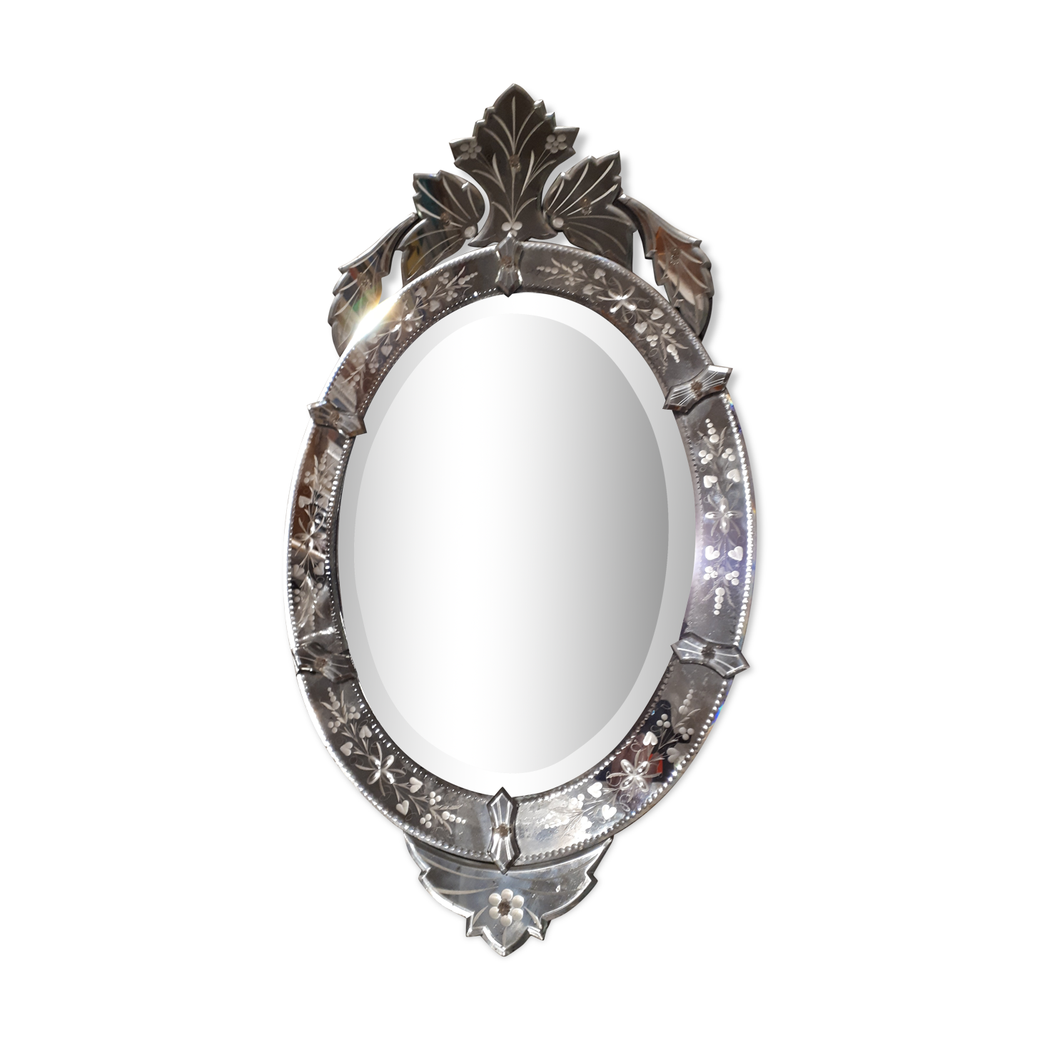 Venice oval mirror 43x85cm