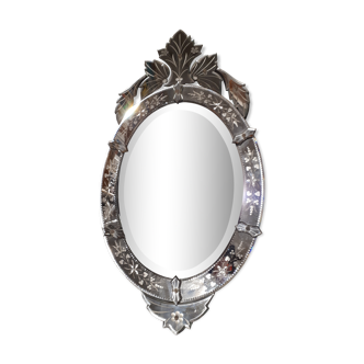 Venice oval mirror 43x85cm