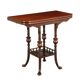 Table basse ancienne victorienne en acajou, Angleterre, XIXe siècle