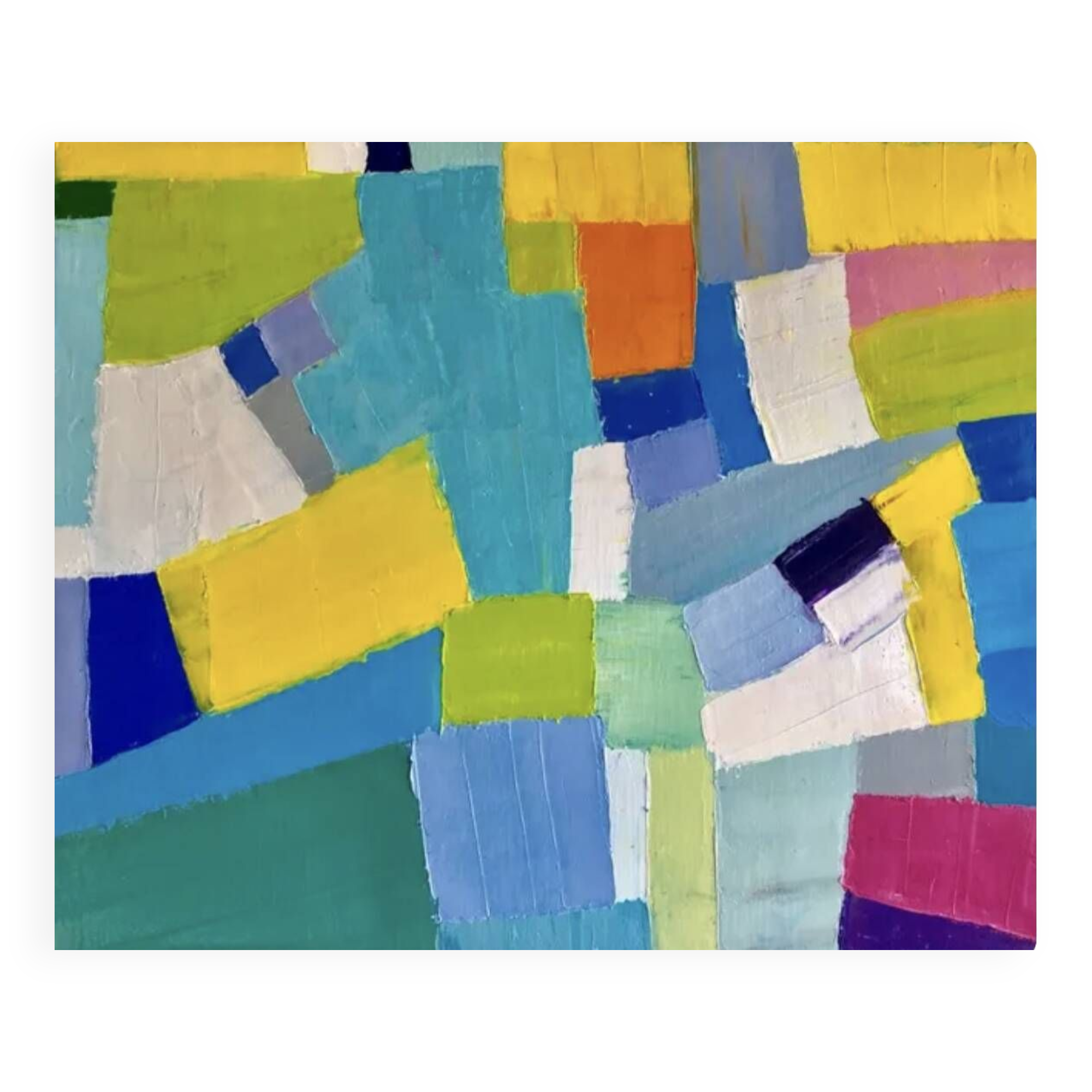 Tableau Huile au couteau