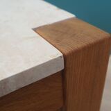 Table basse en chêne, design danois, années 1970, production : Danemark