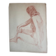 Female nude drawing
