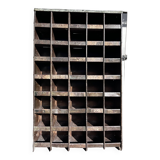 metal mail rack shelf 1950