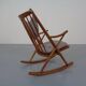 Teak Rocking Chair by Frank Reenskaug for Bramin, Denmark, 1960s